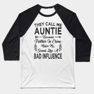 mothers day they call me auntie Baseball T-Shirt